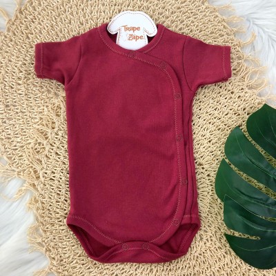 Body kimono M/c Liso Bordo Body kimono M/c Liso Bordo